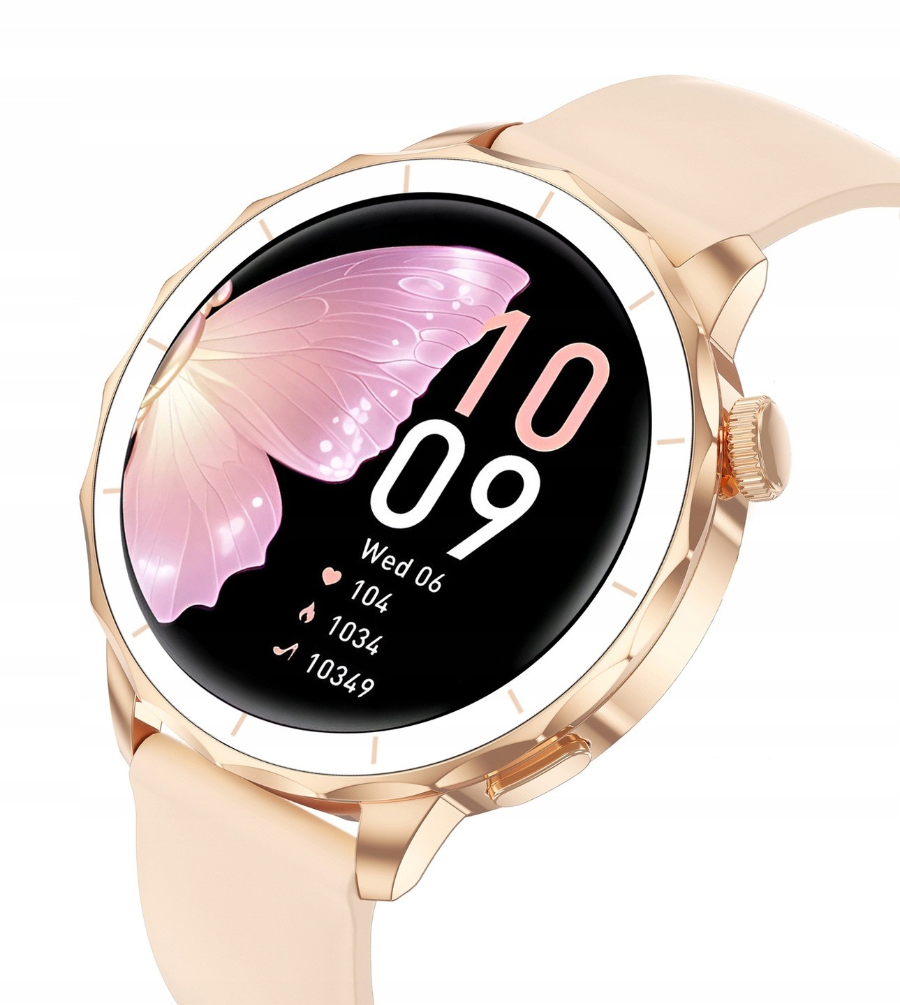 Smartwatch-DAMSKI-SMARTWATCH-GPS-MAPY-GOOGLE-DYKTAFON-ZDJECIA-VIDEO-APLIKACJE-Material-paska-stal