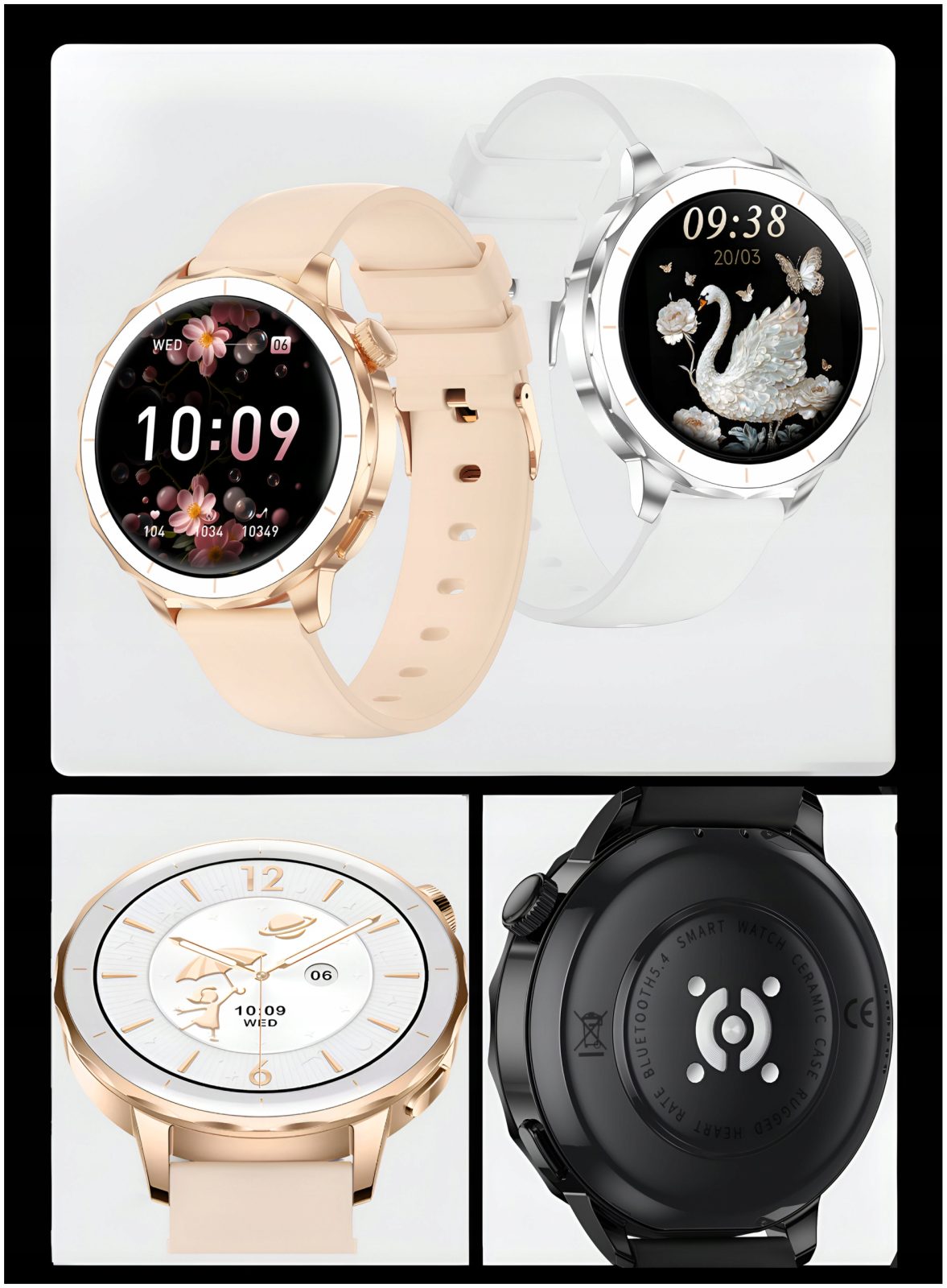 Smartwatch-DAMSKI-SMARTWATCH-GPS-MAPY-GOOGLE-DYKTAFON-ZDJECIA-VIDEO-APLIKACJE-Model-inny