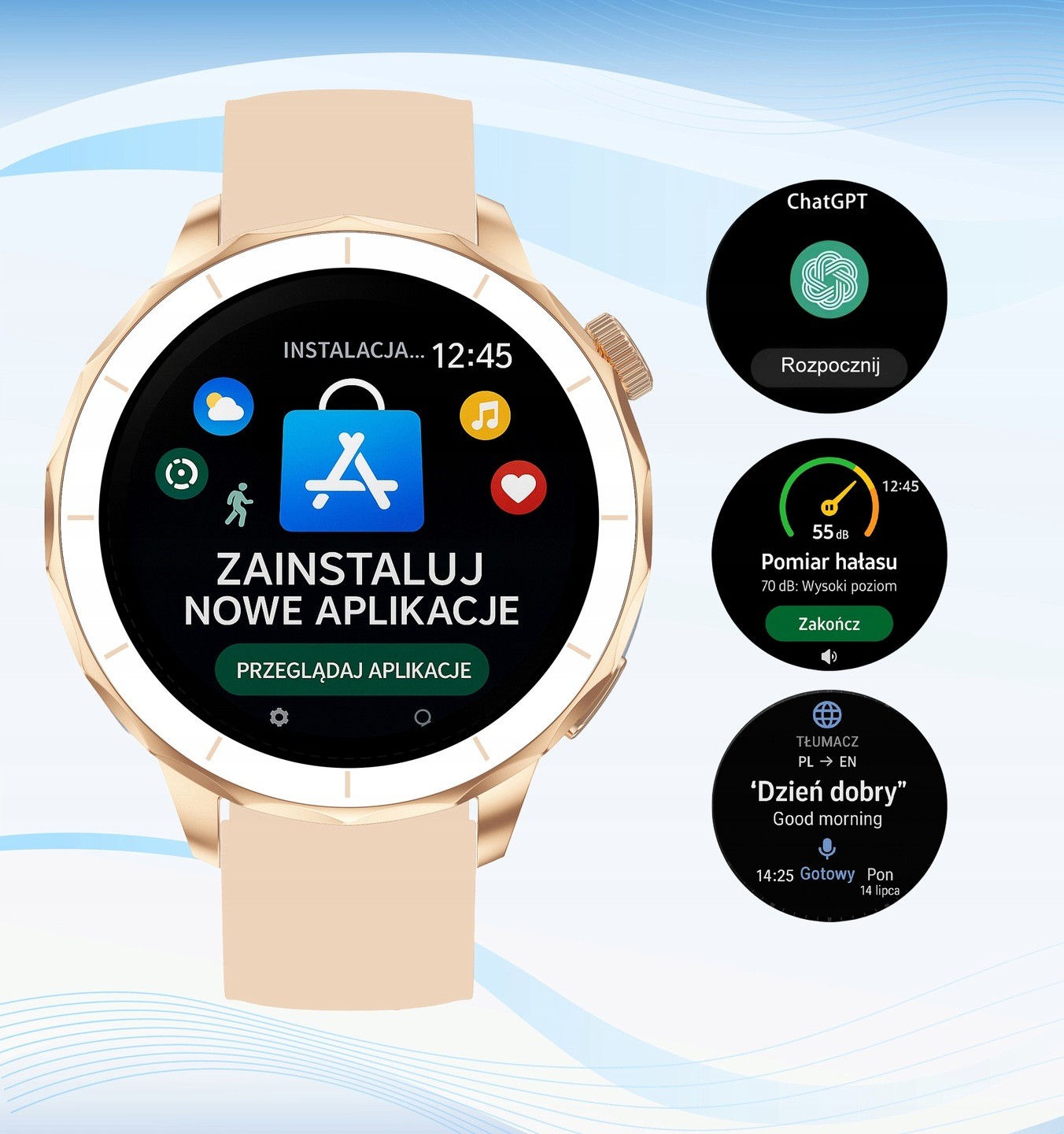 Smartwatch-DAMSKI-SMARTWATCH-GPS-MAPY-GOOGLE-DYKTAFON-ZDJECIA-VIDEO-APLIKACJE-Obsluga-ladowania-bezprzewodowego-tak