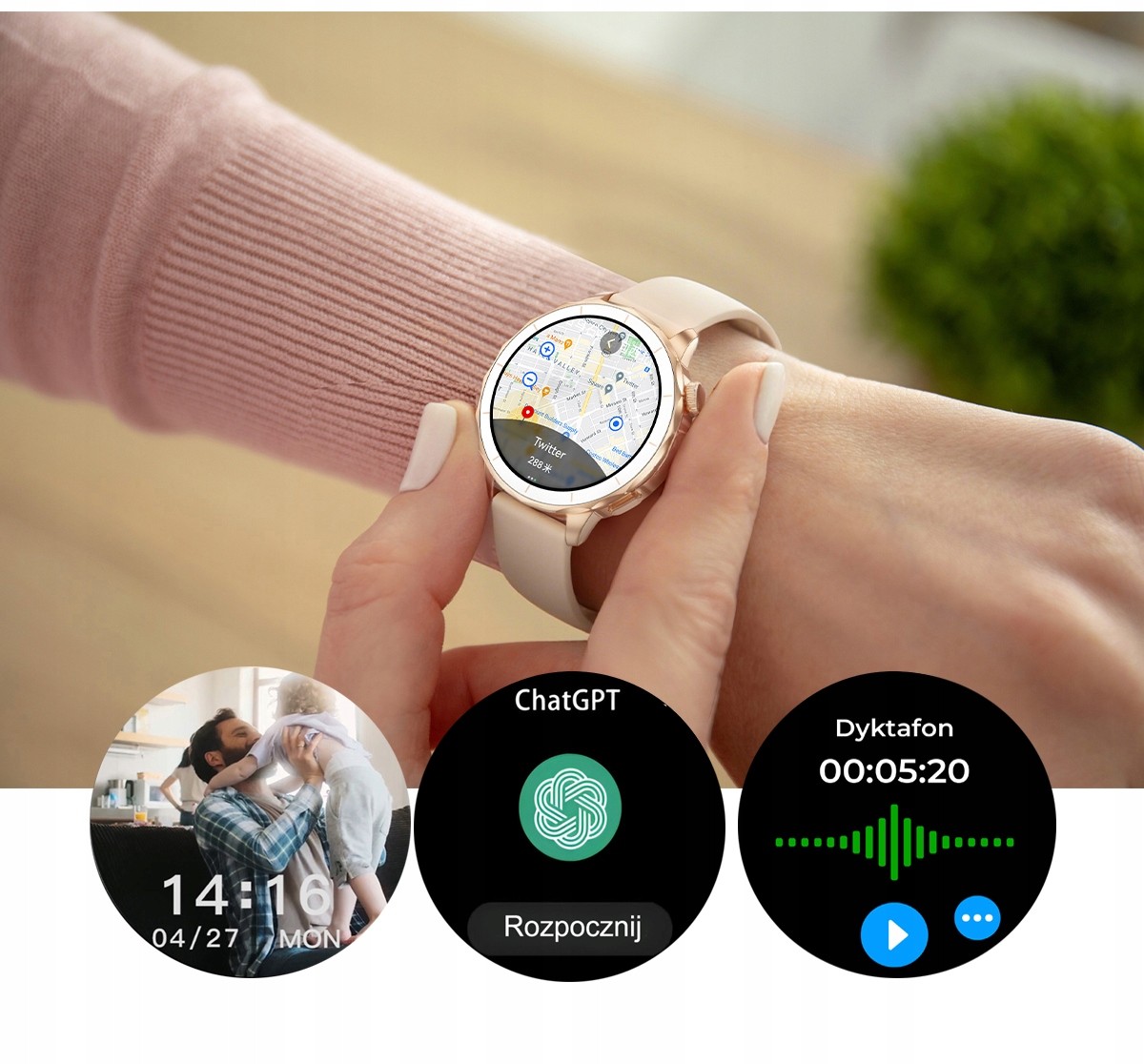 Smartwatch-DAMSKI-SMARTWATCH-GPS-MAPY-GOOGLE-DYKTAFON-ZDJECIA-VIDEO-APLIKACJE-Transmisja-danych-brak